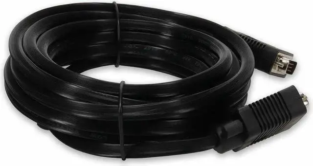 Alt view image 6 of 10 - 3ft (1m) VGA Male to VGA Male Cable Black - 3 ft VGA Video Cable for Video Device - First End: 15-pin HD-15 - Male - Second End: 15-pin HD-15 - Male - Supports up to 1920 x 1200 - Black - 1