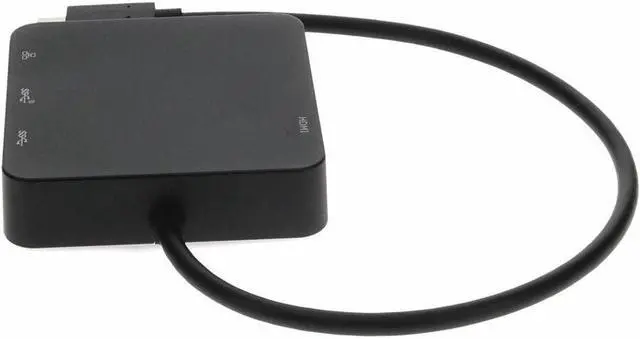 Alt view image 6 of 9 - AddOn 8in USB-C Male to USB 3.1 (C), HDMI 4K, USB 3.1 Gen 2 (A), and RJ-45 Female Black Hub - This is a 8in USB-C Male to USB 3.1 (C), HDMI 4K, USB 3.1 Gen 2 (A), and RJ-45 female black hub. It allows