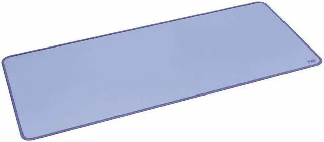 Alt view image 2 of 11 - Logitech Desk Mat - Studio Series with Anti-slip Base, Spill-resistant Durable Design, Fine Weave Material for a Friction-free Surface, Lilac - Office, Home, Mouse, Keyboard - 27.56" Length x 11.