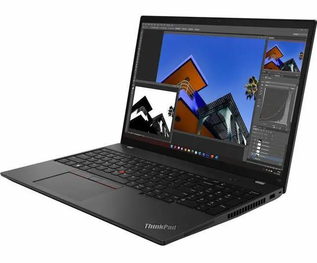 Alt view image 5 of 9 - Lenovo ThinkPad T16 Gen 2 21K7005FUS 16" Notebook - WUXGA - AMD Ryzen 5 PRO 7545U - 16 GB - 256 GB SSD - English Keyboard - Thunder Black - AMD Chip - 1920 x 1200 - Windows 11 Pro - AMD Radeon 74