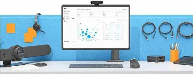 Alt view image 8 of 8 - Logitech BASE Zoom Room (no AV) with Tap + ASUS® NUC