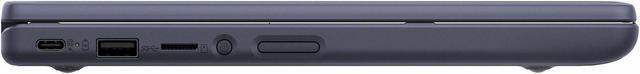 Alt view image 6 of 9 - Asus Chromebook CR11 CR1104CGA-YZ42T 11.6" Rugged Chromebook - HD - Intel N-Series N100 - 4 GB - 32 GB Flash Memory - Mineral Gray - Intel Chip - 1366 x 768 - ChromeOS - Intel UHD Graphics - IEEE