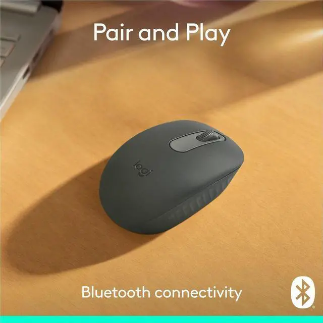 Alt view image 5 of 7 - Logitech M196 Bluetooth Wireless Mouse, Compact and Portable Mouse for Laptops, Tablets and More, 12-Month Battery, Smooth Tracking, Compatible With PC and Mac, Windows and macOS (Graphite) - Optical