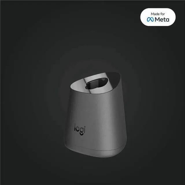 Alt view image 3 of 10 - Logitech MX Inkwell Charging Dock for MX Ink Mixed-Reality (MR) Stylus - Meta Quest 2, Meta Quest 3, Meta Quest 3S - Docking - Stylus - Charging Capability - Pogo Pin