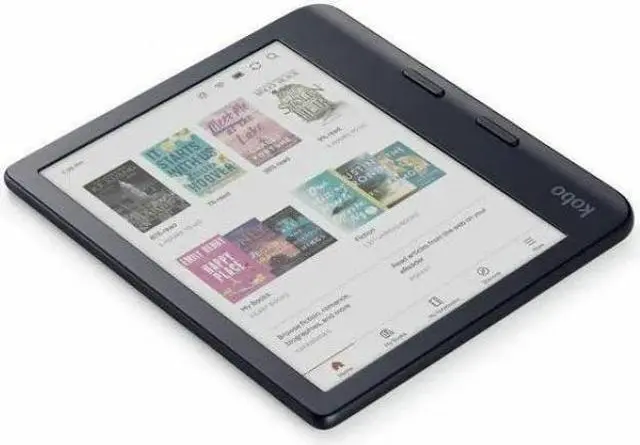Alt view image 2 of 7 - Kobo Libra Colour Digital Text Reader - ePub, EPUB 3, FlePub, PDF, MOBI, TXT, HTML, RTF, CBZ, CBR - JPEG, BMP, GIF, TIFF, PNG - 7" Display - 32 GB Flash - 24000 Books