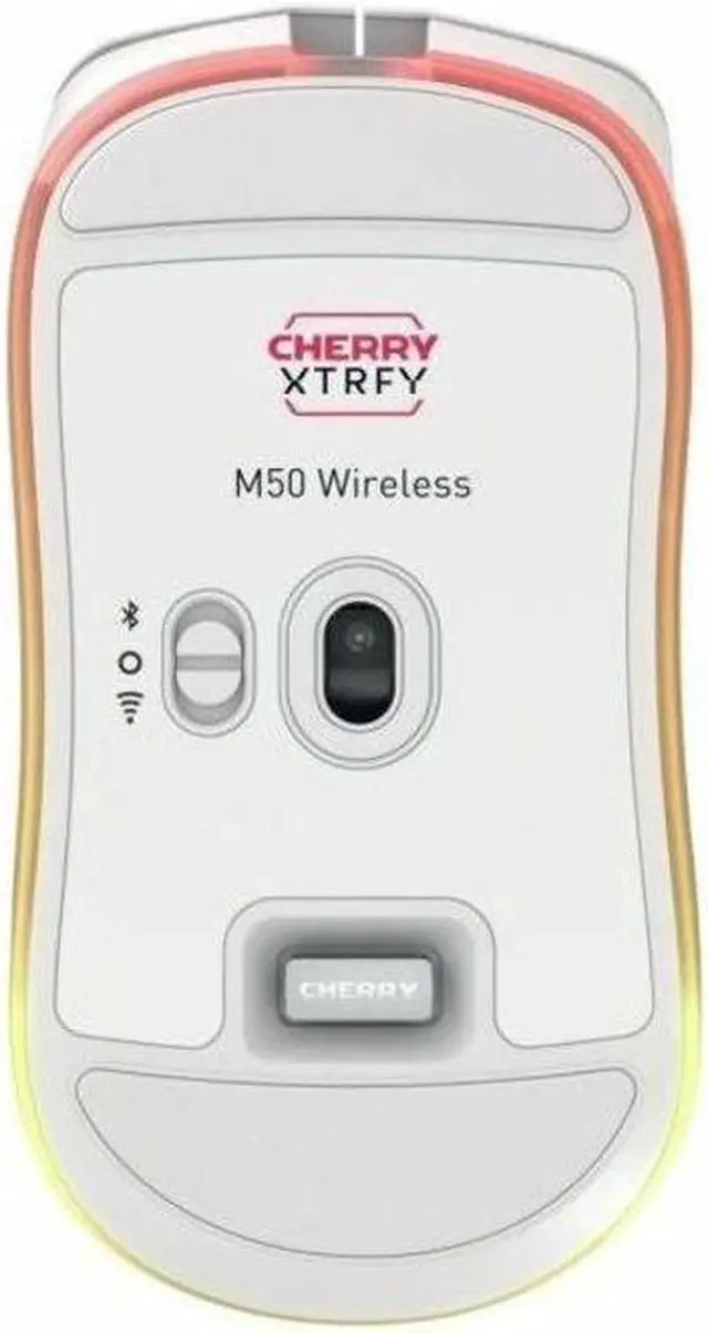 Alt view image 2 of 8 - CHERRY XTRFY M50 Wireless Gaming Mouse - White, Lightweight, Ergonomic