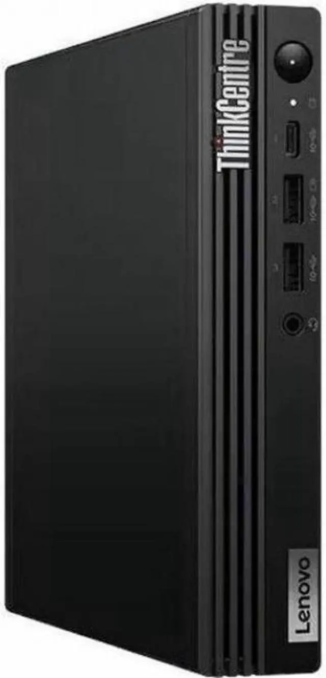 Alt view image 3 of 16 - Lenovo ThinkCentre M75q Gen 5 12RQ000KUS Desktop Computer - AMD Ryzen 5 PRO 8500GE - 16 GB - 512 GB SSD - Tiny - Black - AMD PRO 600 Chip - Windows 11 Pro - AMD Radeon 740M DDR5 SDRAM - English Keyboa