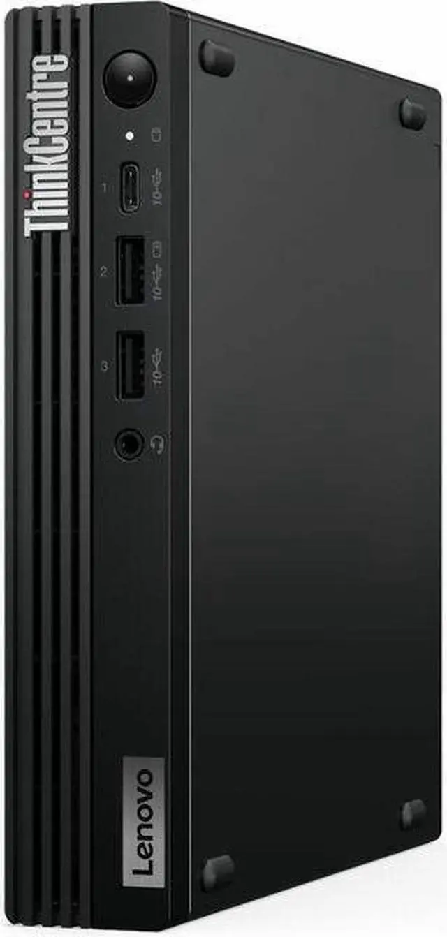 Main image of Lenovo ThinkCentre M75q Gen 5 12RQ001PUS Desktop Computer - AMD Ryzen 7 PRO 8700GE - 32 GB - 512 GB SSD - Tiny - Black - AMD PRO 600 Chip - Windows 11 Pro - AMD Radeon 780M DDR5 SDRAM - English Keyboa