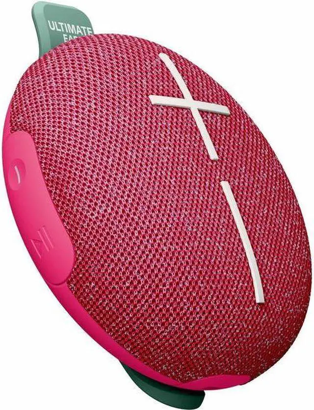 Main image of Ultimate Ears MINIROLL Ultra-Portable Waterproof Bluetooth Speaker, Big Bass, IP67 Dustproof, 131 ft (40 m) Range - Calming Pink