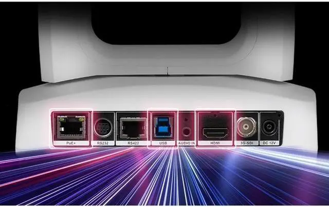 Alt view image 8 of 9 - AVer Pro AV PTZ310UV2 8 Megapixel Indoor 4K Network Camera - Color - TAA Compliant