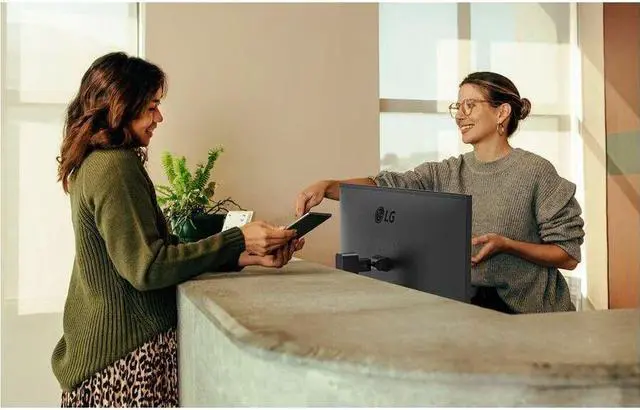 Alt view image 4 of 7 - LG 27BA550-B 27" Class Full HD LCD Monitor - 16:9 - Matte Black - 27" Viewable - In-plane Switching (IPS) Technology - 1920 x 1080 - 16.7 Million Colors - 250 Nit - 5 ms - Speakers - HDMI -