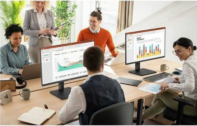 Alt view image 5 of 7 - LG 27BA550-B 27" Class Full HD LCD Monitor - 16:9 - Matte Black - 27" Viewable - In-plane Switching (IPS) Technology - 1920 x 1080 - 16.7 Million Colors - 250 Nit - 5 ms - Speakers - HDMI -