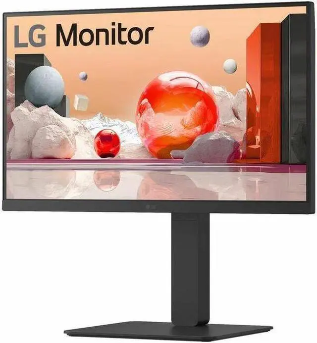 Main image of LG 24BA650-B 24" Class Full HD LED Monitor - 16:9 - 23.8" Viewable - In-plane Switching (IPS) Technology - LED Backlight - 1920 x 1080 - 16.7 Million Colors - 250 Nit - 5 ms - Speakers - HDMI