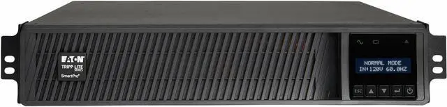 Alt view image 6 of 8 - Eaton Tripp Lite Series SmartPro 3000VA 3000W 120V Line-Interactive Sine Wave UPS - 7 Outlets, Extended Run, Network Card Option, LCD, USB, DB9, 2U Rack/Tower, TAA SMART3000RXLTAA