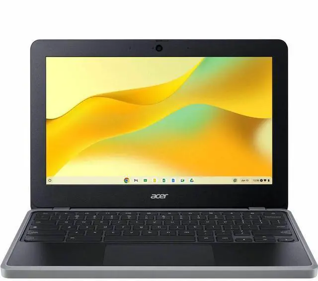 Alt view image 11 of 11 - Acer Chromebook 311 C723 C723-K1JM 11.6" Chromebook - HD - Octa-core (ARM Cortex A76 + Cortex A55) - 8 GB - 32 GB Flash Memory - English (US) Keyboard - Shale Black