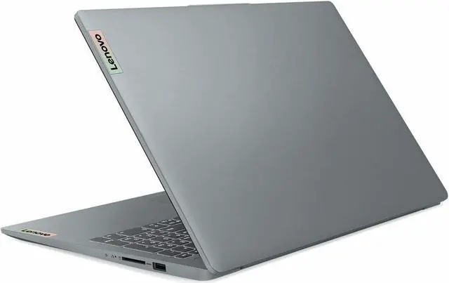 Alt view image 2 of 9 - Lenovo IdeaPad Slim 3 15AMN8 82XQ00GQUS 15.6" Notebook - Full HD - AMD Ryzen 3 7320U - 8 GB - 512 GB SSD - English (US) Keyboard - Arctic Gray - AMD Chip - 1920 x 1080 - Windows 11 Home - AMD Rad