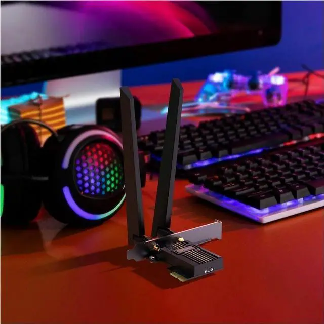Alt view image 7 of 9 - TP-Link Archer TBE400E BE6500 Wi-Fi 7 Bluetooth 5.4 PCIe Adapter