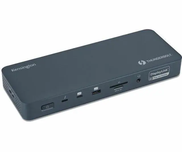 Main image of Kensington SD5900T Docking Station - for Notebook/Smartphone/Monitor/AirPod/Smartwatch/Solid State Drive/Memory Card Reader - Charging Capability - Memory Card Reader - SD, microSD - 149.10 W - Thunde
