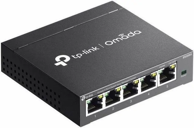 Alt view image 2 of 13 - TP-Link Omada 5-Port Gigabit Easy Managed Switch - 5 Ports - Manageable - Gigabit Ethernet - 10/100/1000Base-T - 2 Layer Supported - Twisted Pair - Desktop, Wall Mountable