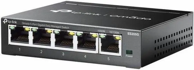 Alt view image 4 of 13 - TP-Link Omada 5-Port Gigabit Easy Managed Switch - 5 Ports - Manageable - Gigabit Ethernet - 10/100/1000Base-T - 2 Layer Supported - Twisted Pair - Desktop, Wall Mountable