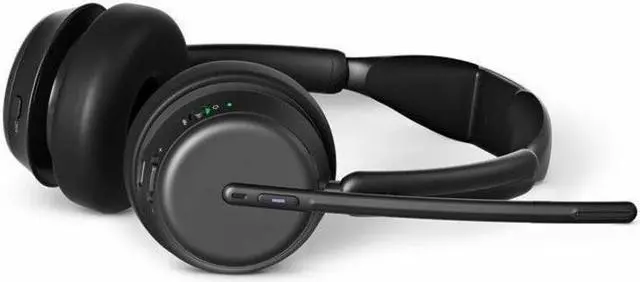 Alt view image 3 of 6 - EPOS IMPACT 1060T Headset - Stereo - Wireless - Bluetooth - On-ear - Binaural - Circumaural - Noise Canceling