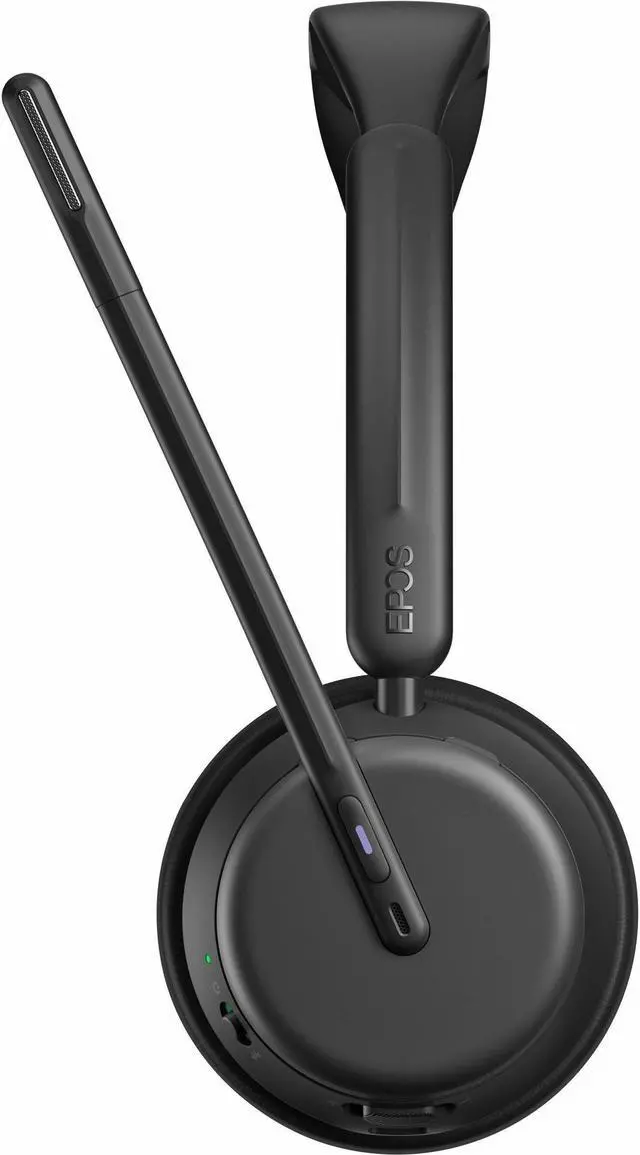 Alt view image 5 of 6 - EPOS IMPACT 1060T Headset - Stereo - Wireless - Bluetooth - On-ear - Binaural - Circumaural - Noise Canceling