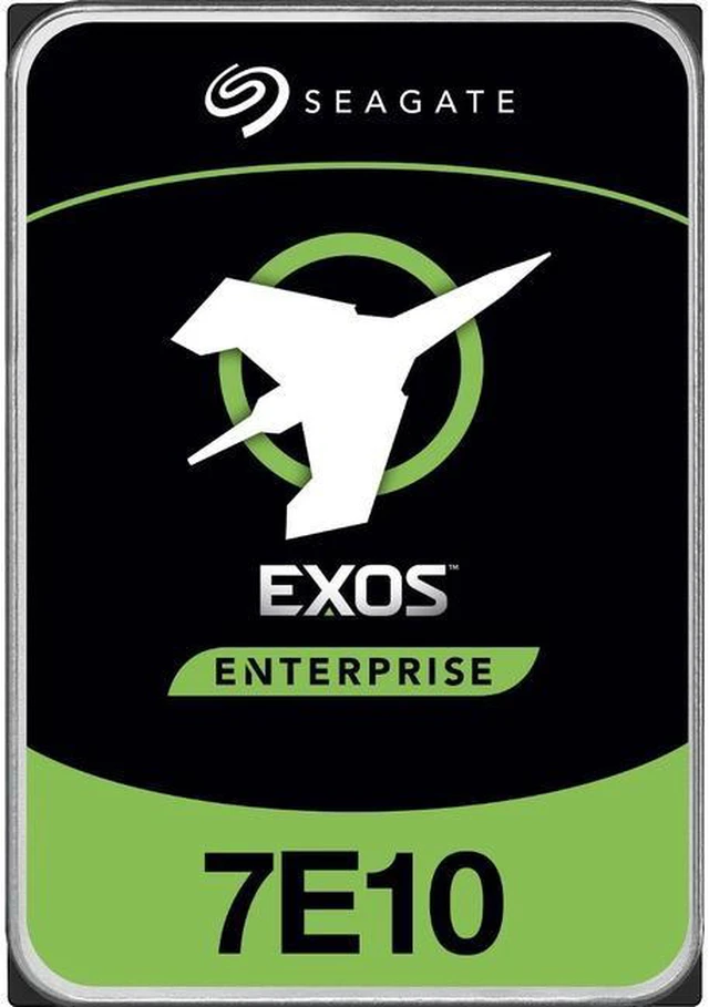 Main image of Seagate Exos 7E10 ST10000NM019B 10 TB Hard Drive - Internal - SATA (SATA/600) - Storage System, RAID Controller, Video Surveillance System Device Supported - 7200rpm - 512e/4Kn Format - 5 Year Warrant