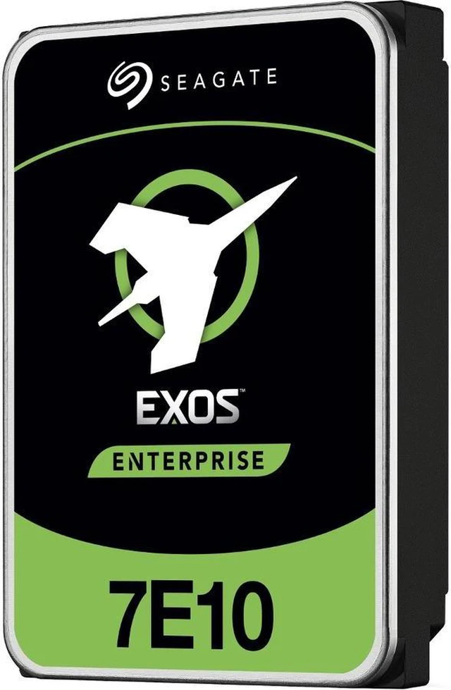 Alt view image 2 of 3 - Seagate Exos 7E10 ST10000NM019B 10 TB Hard Drive - Internal - SATA (SATA/600) - Storage System, RAID Controller, Video Surveillance System Device Supported - 7200rpm - 512e/4Kn Format - 5 Year Warrant