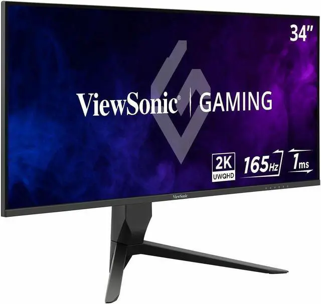 Alt view image 11 of 15 - ViewSonic VX3418-2K 34" 21:9 1440p 1ms 165Hz Gaming Monitor with FreeSync Premium, Eye Care, HDMI, DisplayPort and USB