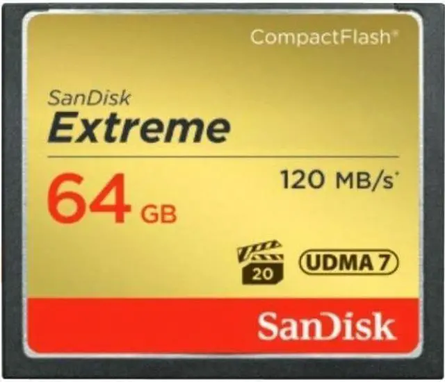 Alt view image 18 of 20 - SanDisk Extreme 64 GB CompactFlash