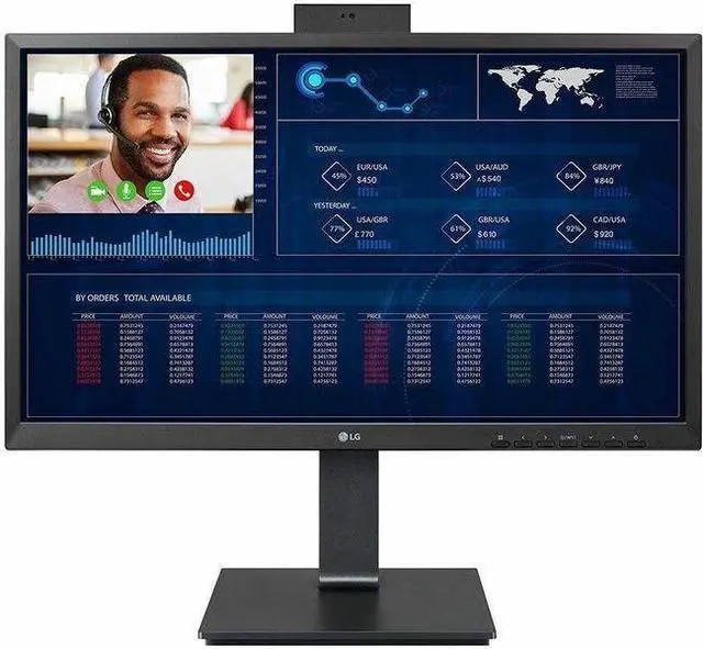 Main image of LG 24CR660NK-6P All-in-One Thin Client - 1 x Intel Celeron N5105 2 GHz - Black - Intel Chip - 8 GB RAM DDR4 SDRAM - 16 GB Flash - Gigabit Ethernet - 23.8" Full HD - 1920 x 1080 - In-plane Switchi