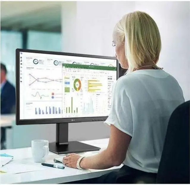 Alt view image 5 of 8 - LG 24CR660NK-6P All-in-One Thin Client - 1 x Intel Celeron N5105 2 GHz - Black - Intel Chip - 8 GB RAM DDR4 SDRAM - 16 GB Flash - Gigabit Ethernet - 23.8" Full HD - 1920 x 1080 - In-plane Switchi
