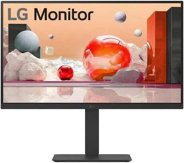 Alt view image 2 of 7 - LG 27BA650-B 27" Full HD IPS Monitor with USB Type-C