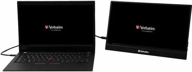 Alt view image 5 of 20 - Verbatim Portable Monitor 14"Full HD 1080p