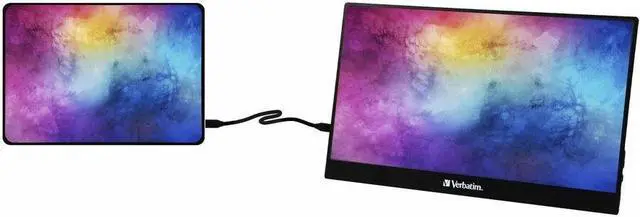 Alt view image 6 of 20 - Verbatim Portable Monitor 14"Full HD 1080p