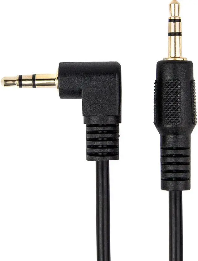 Alt view image 14 of 16 - Rocstor Y10C194-B1 10Ft Slim 3.5Mm To Right Angle Sterio Audio Cable Black