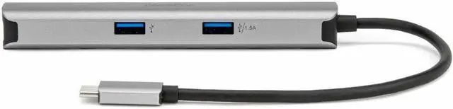 Alt view image 2 of 9 - Rocstor Premium Slim Docking Station - for Desktop PC/Notebook/Tablet/Smartphone/Monitor/Mouse/Keyboard - Charging Capability - Memory Card Reader - SD, microSD - USB Type C - 4K @ 60Hz, 4K - 3840 x 2