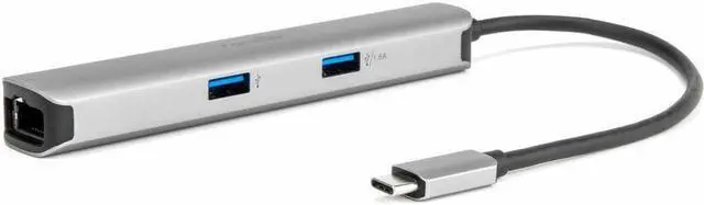 Alt view image 7 of 9 - Rocstor Premium Slim Docking Station - for Desktop PC/Notebook/Tablet/Smartphone/Monitor/Mouse/Keyboard - Charging Capability - Memory Card Reader - SD, microSD - USB Type C - 4K @ 60Hz, 4K - 3840 x 2
