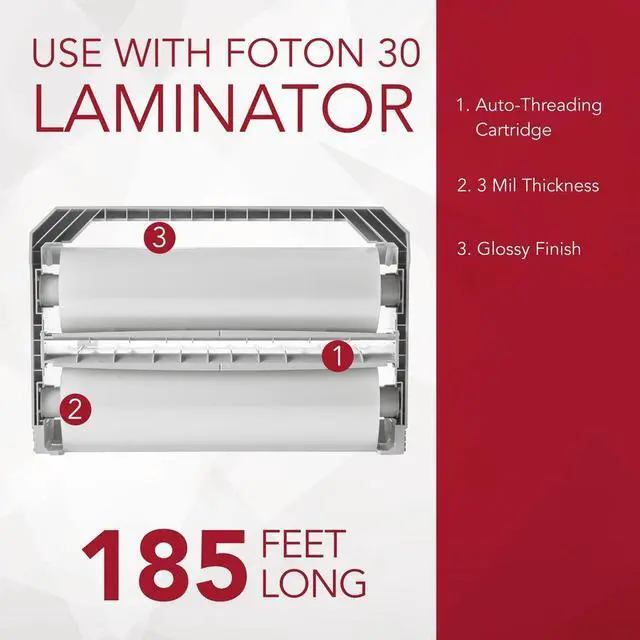 Alt view image 2 of 6 - GBC Foton Laminating Cartridge - Laminating Pouch/Sheet Size: 3 mil Thickness - for Laminator - 1 Each