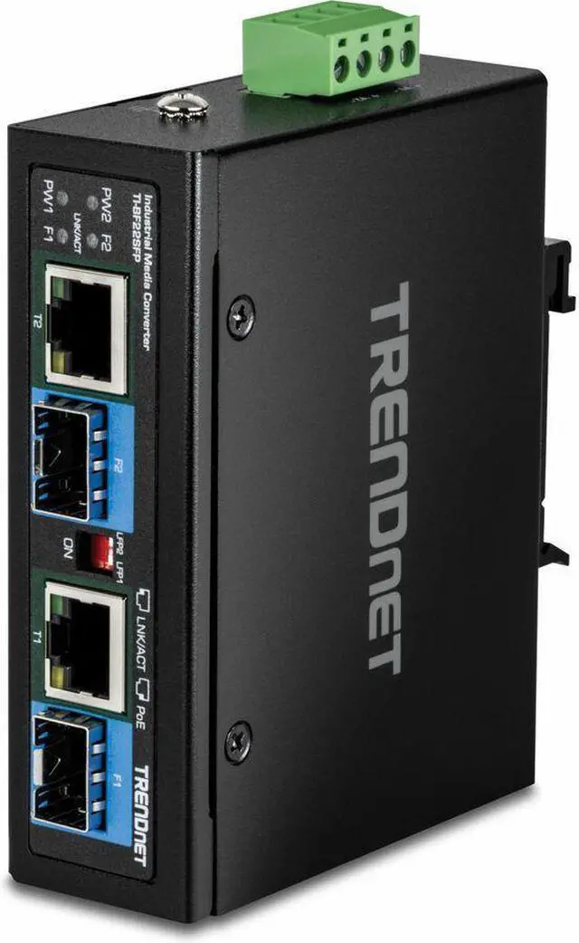 Alt view image 10 of 16 - TRENDnet TI-BF22SFP, 2-Port Industrial SFP to Gigabit PoE++ Media Converter