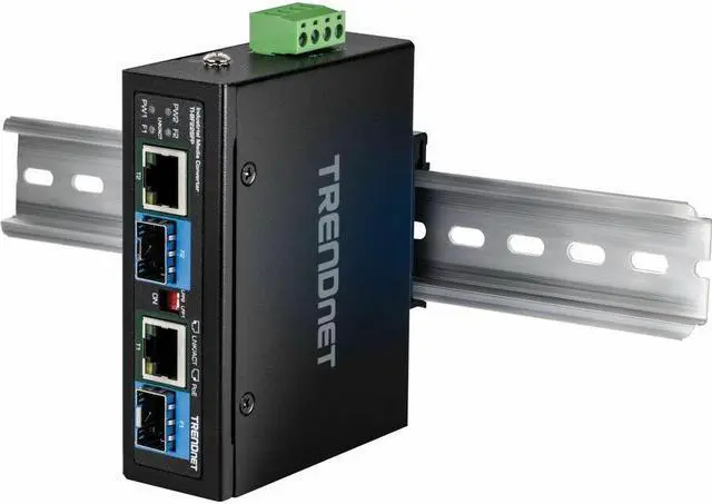 Alt view image 14 of 16 - TRENDnet TI-BF22SFP, 2-Port Industrial SFP to Gigabit PoE++ Media Converter