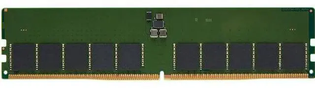 Alt view image 2 of 6 - Kingston 32GB DDR5 SDRAM Memory Module - For Workstation - 32 GB - DDR5-4800/PC5-38400 DDR5 SDRAM - 4800 MHz Dual-rank Memory - CL40 - 1.10 V - ECC - Unbuffered - 288-pin - DIMM - KTD-PE548E-32G