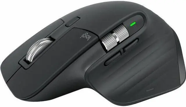 Alt view image 15 of 20 - Logitech MX Master 3S - Wireless Performance Mouse, Ergo, 8K DPI, Track on Glass, Quiet Clicks, USB-C, Bluetooth, Windows, Linux, Chrome  Graphite