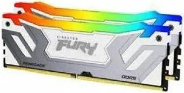 Alt view image 3 of 15 - Kingston FURY Renegade RAM Module - 24 GB - RGB - DDR5-8400/PC5-67200 DDR5 SDRAM - 8400 MHz Single-rank Memory - CL40 - 1.45 V - On-die ECC - Unbuffered - 288-pin - DIMM - Lifetime Warranty