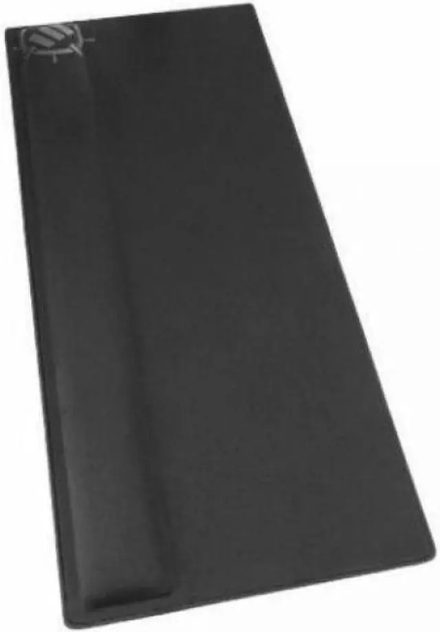 Alt view image 15 of 18 - enhance large extended gaming mouse pad with memory foam wrist rest support by 31.5 x 13.78 x 1 inches  antifray stitching & premium soft tracking mat surface black