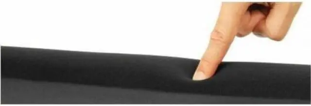 Alt view image 16 of 18 - enhance large extended gaming mouse pad with memory foam wrist rest support by 31.5 x 13.78 x 1 inches  antifray stitching & premium soft tracking mat surface black