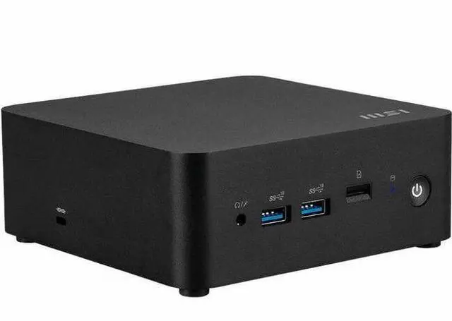 Alt view image 5 of 9 - MSI Cubi NUC 13MQG 202BUS Mini Barebone PC, Intel Core i7-1365U vPro Enterprise, ( windows os, RAM, HDD are not included) Cubi13MQG202B