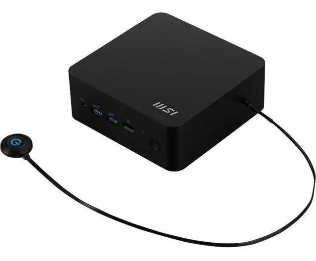 Alt view image 4 of 9 - MSI Cubi NUC 13MQG 202BUS Mini Barebone PC, Intel Core i7-1365U vPro Enterprise, ( windows os, RAM, HDD are not included) Cubi13MQG202B