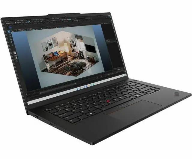 Alt view image 5 of 9 - Lenovo ThinkPad P1 Gen 6 14.5" Touch Screen Intel Core Ultra 7 165H NVIDIA RTX 500 Ada Generation 32GB Memory 1TB SSD Windows 11 Pro 21G2001TUS