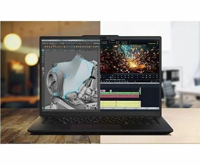 Alt view image 4 of 9 - Lenovo ThinkPad P1 Gen 6 14.5" Touch Screen Intel Core Ultra 7 165H NVIDIA RTX 500 Ada Generation 32GB Memory 1TB SSD Windows 11 Pro 21G2001TUS